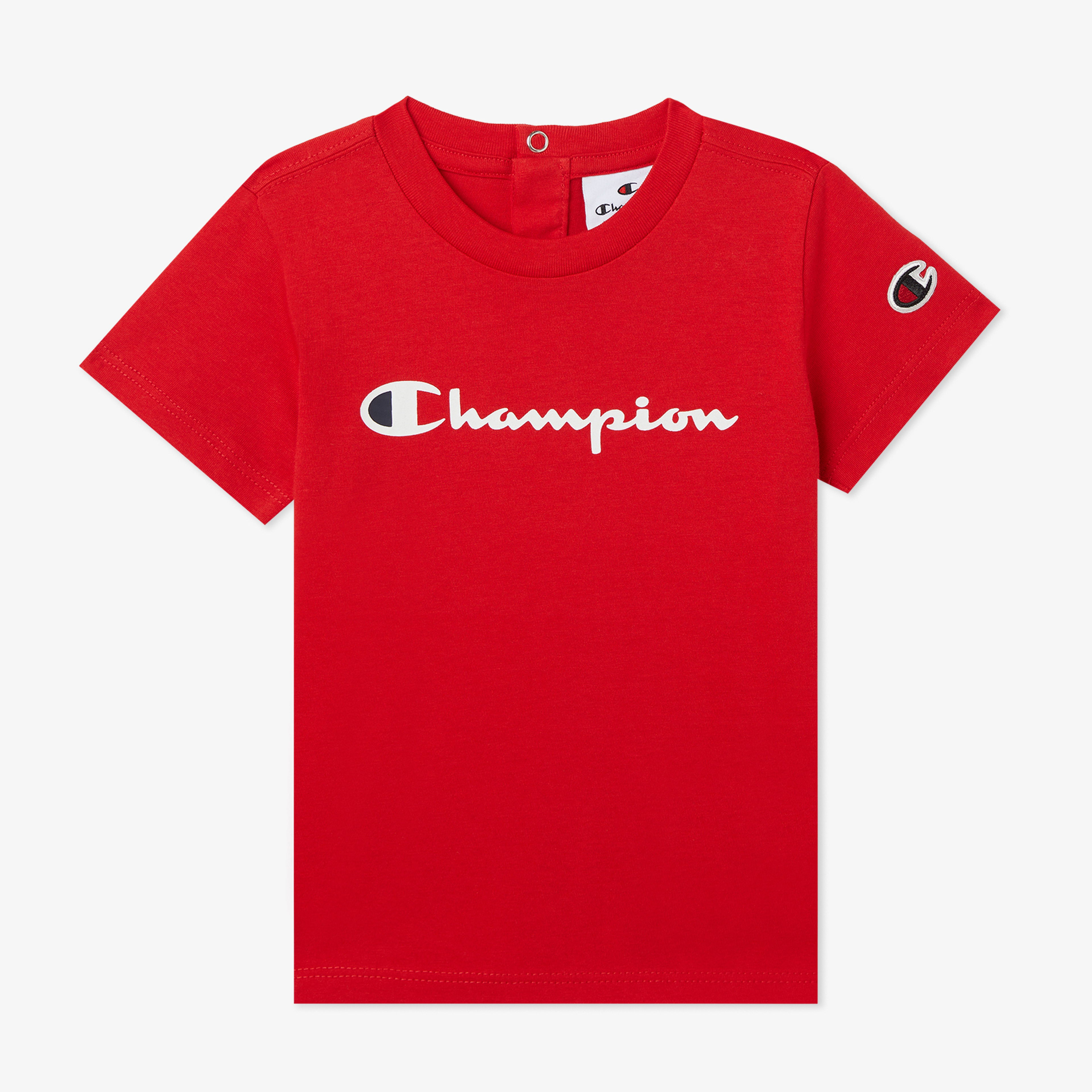 Champion Çocuk Kırmızı/Lacivert Şort Takımı
