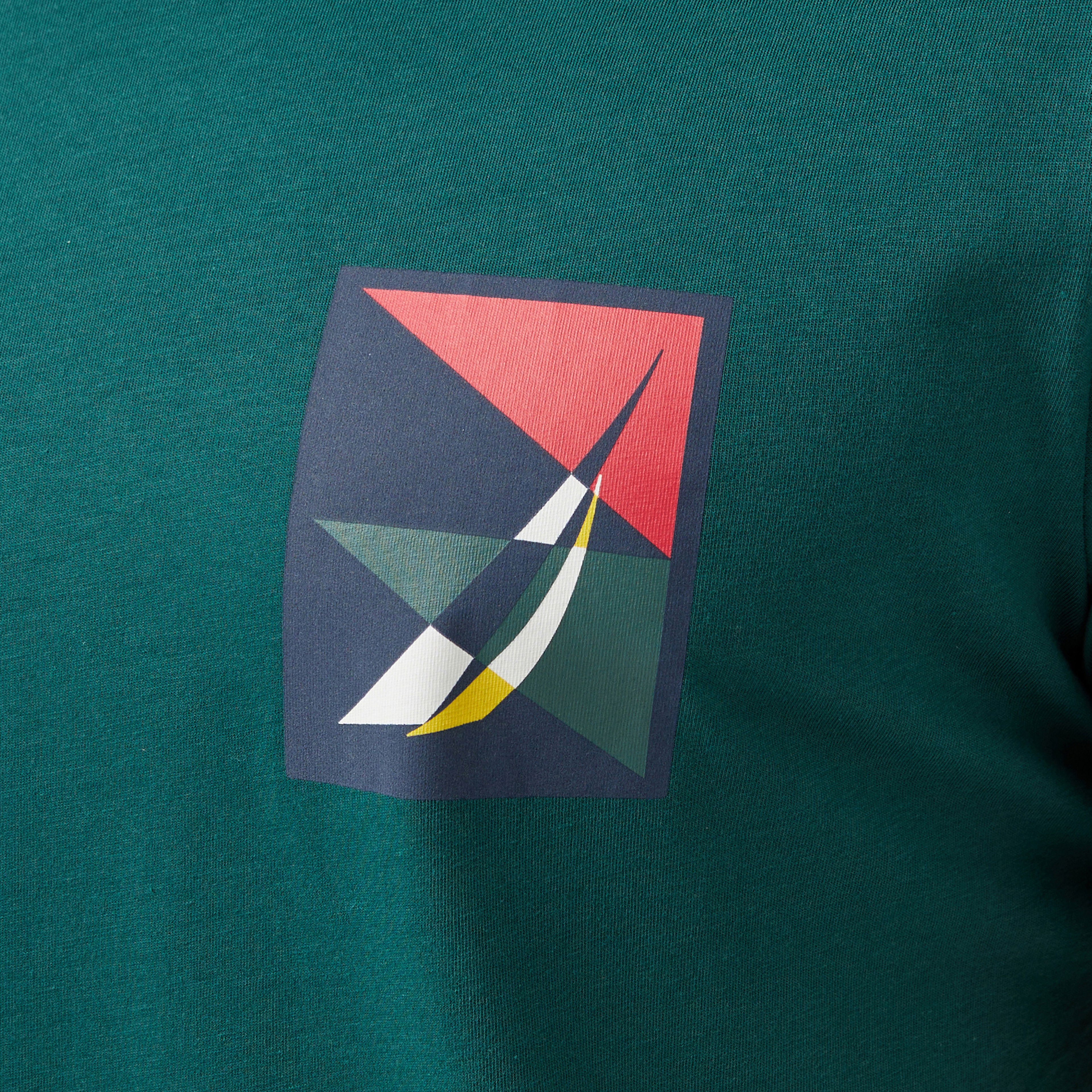 Nautica Erkek Yeşil Regular Fit T-Shirt