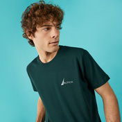 Nautica Erkek Yeşil Kısa Kollu Standart Fit T-Shirt
