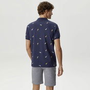 Nautica Erkek Lacivert Classic Fit Kısa Kollu Polo Yaka T-Shirt