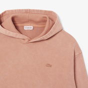 Lacoste Erkek Loose Fit Kapüşonlu Kahverengi Sweatshirt