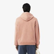 Lacoste Erkek Loose Fit Kapüşonlu Kahverengi Sweatshirt