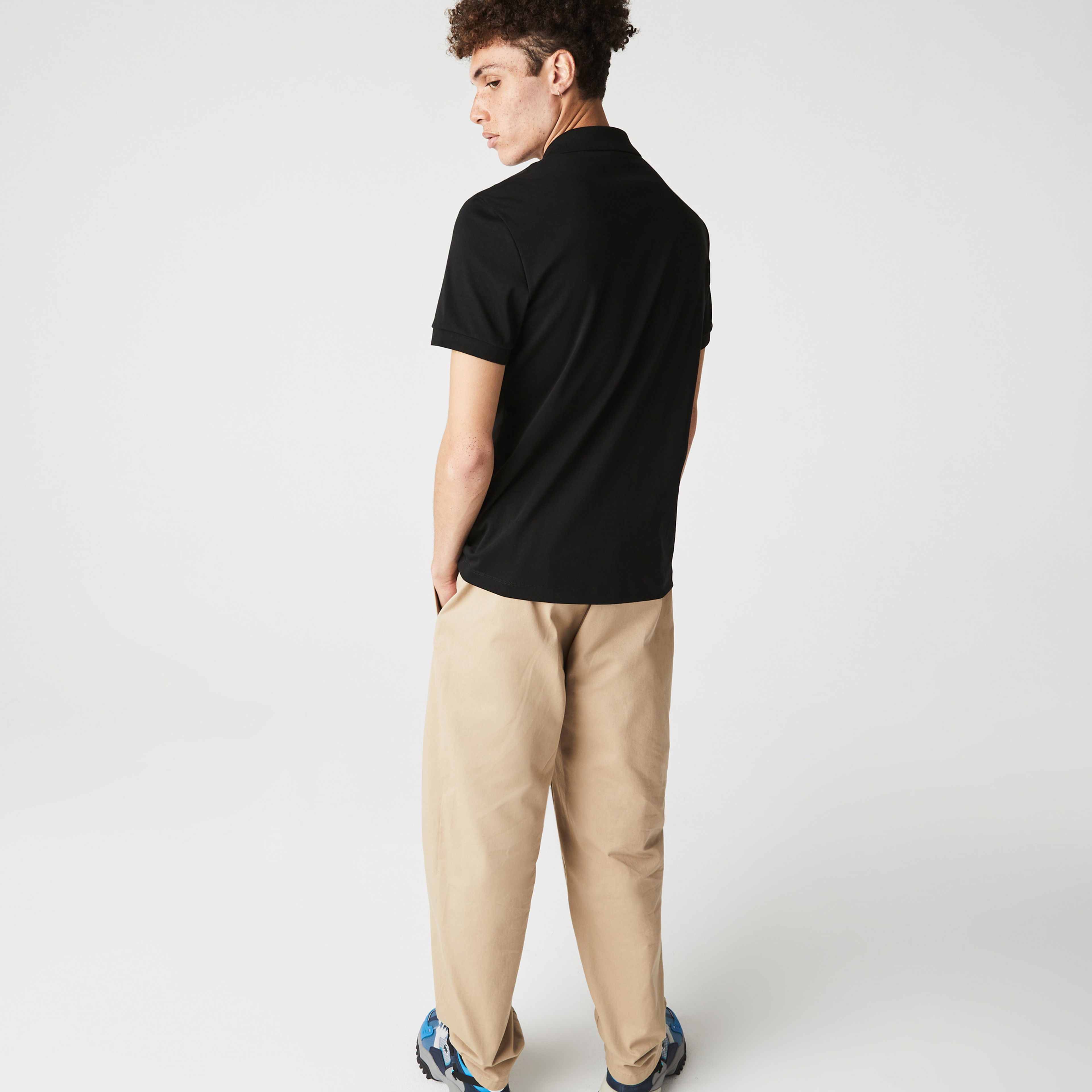 Lacoste Erkek Regular Fit Siyah Polo