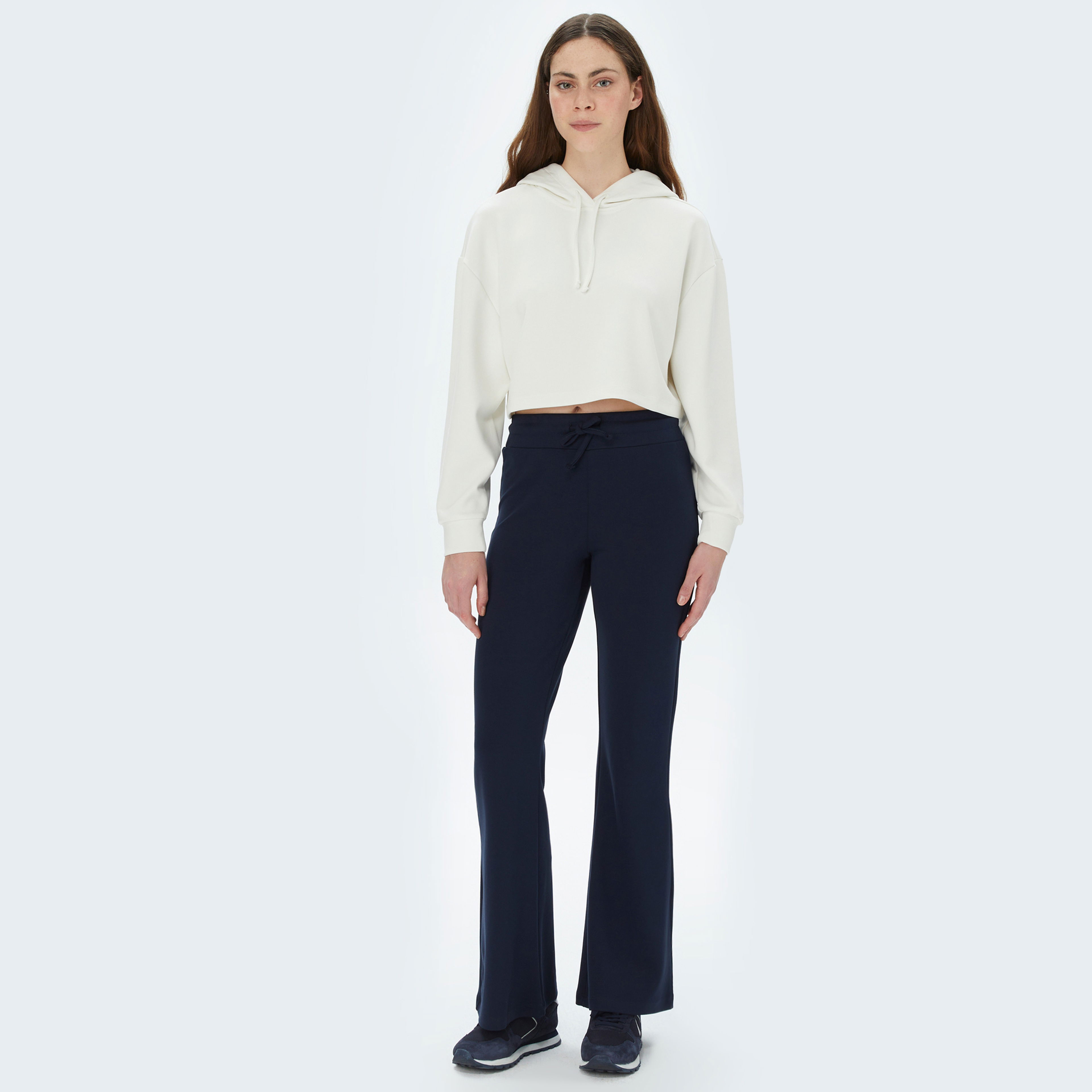 Nautica Kadın Krem Sweatshirt
