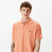 Nautica Erkek Turuncu Classic Fit Kısa Kollu Polo Yaka T-Shirt