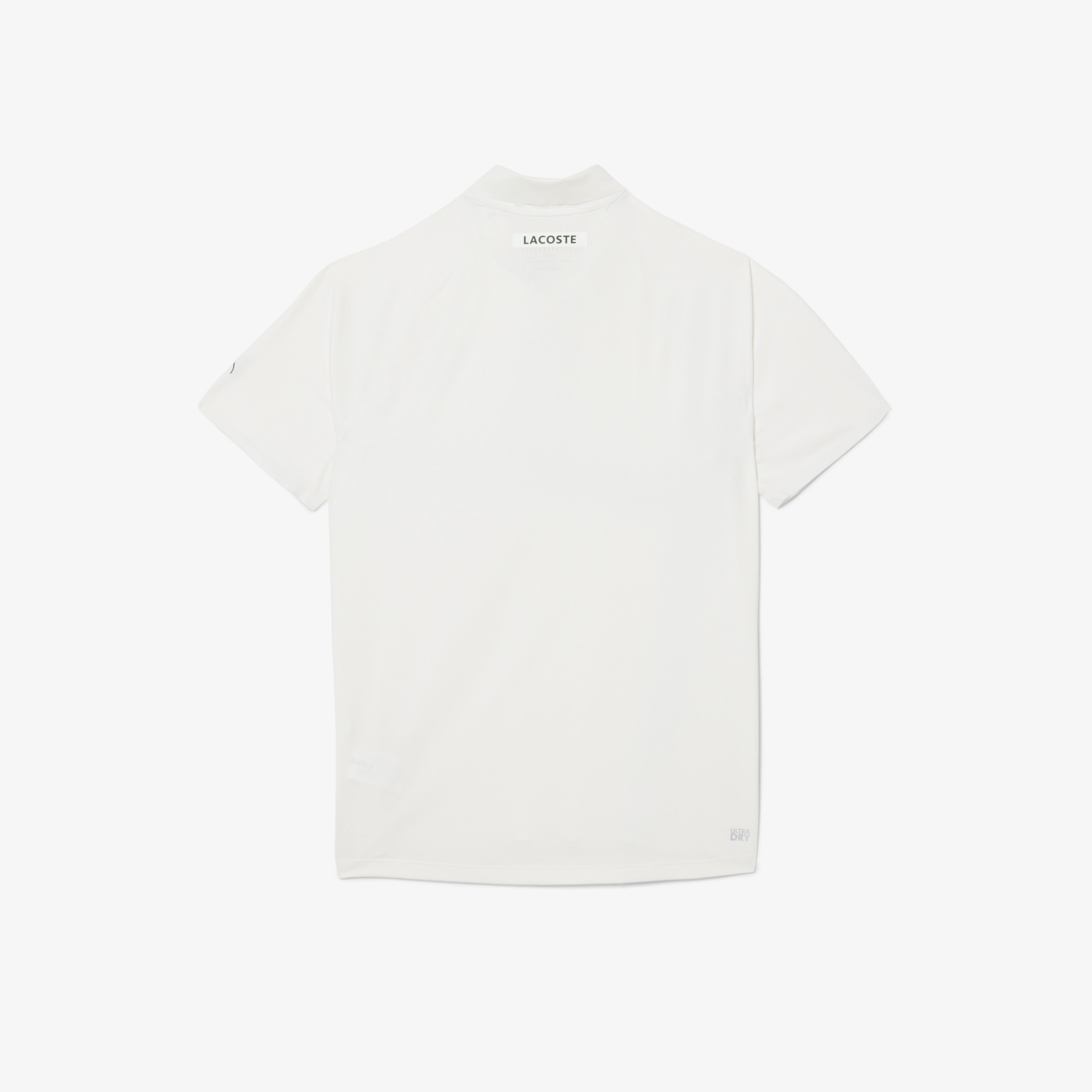 Lacoste SPORT X Novak Djokovic Erkek Slim Fit Baskılı Beyaz Polo