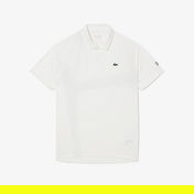 Lacoste SPORT X Novak Djokovic Erkek Slim Fit Baskılı Beyaz Polo