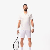 Lacoste SPORT X Novak Djokovic Erkek Slim Fit Baskılı Beyaz Polo
