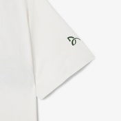 Lacoste SPORT X Novak Djokovic Erkek Slim Fit Baskılı Beyaz Polo