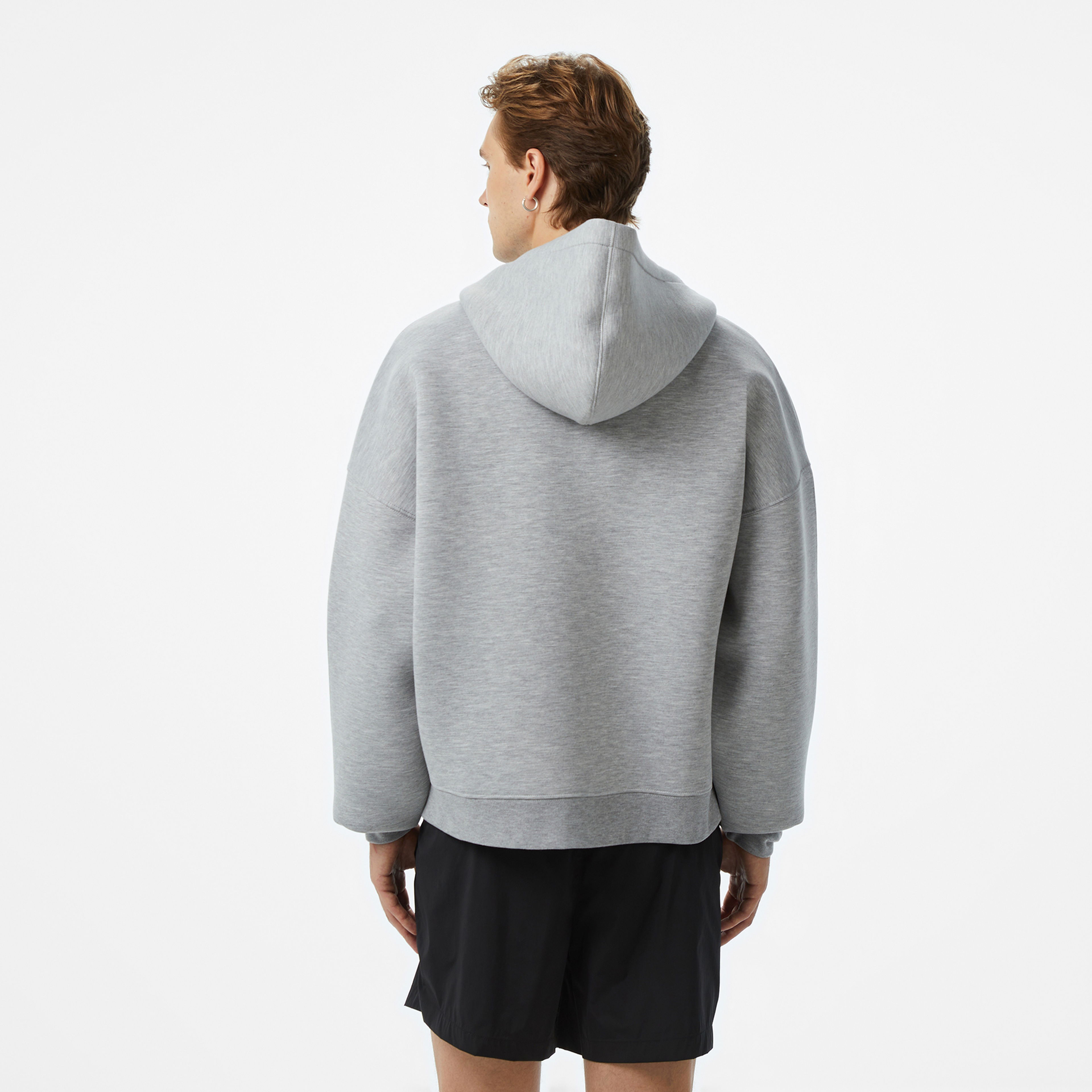 Les Benjamins 401 Zipped Unisex Gri Sweatshirt