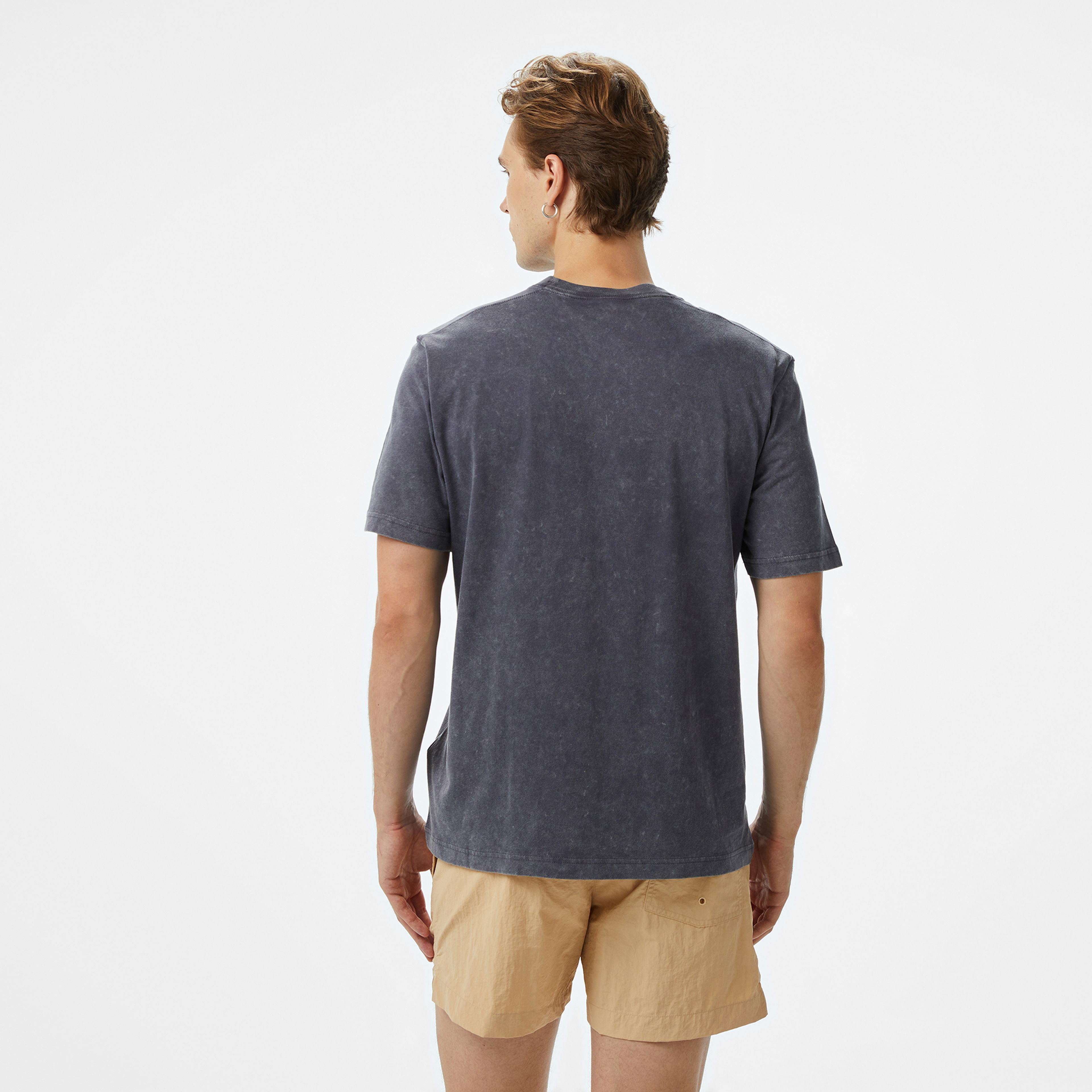Champion SS Erkek Siyah T-Shirt