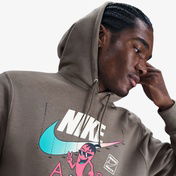 Nike Sportswear Club Gfx Erkek Kahverengi Sweatshirt