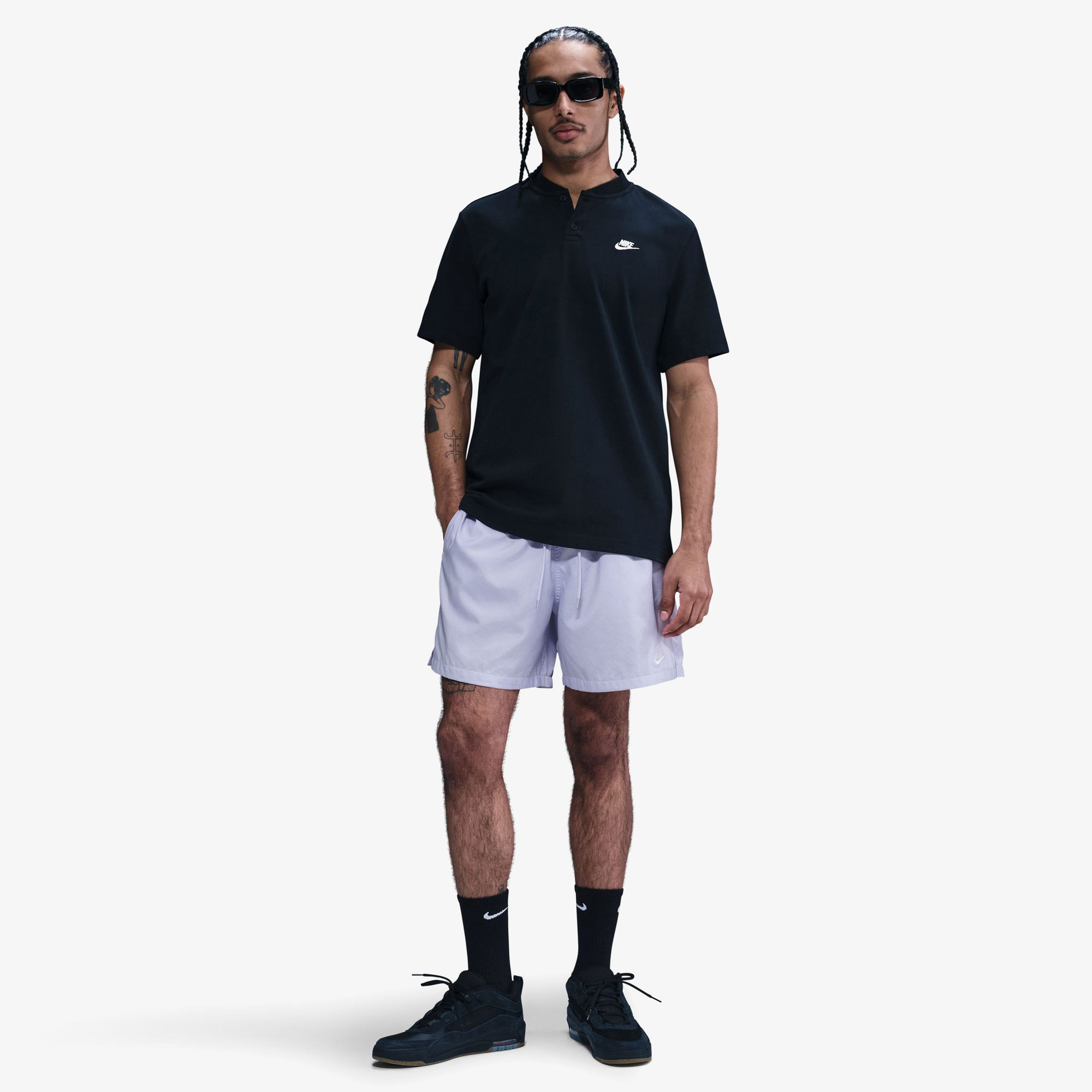 Nike Club Woven Flow Erkek Mor Şort
