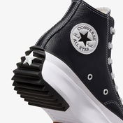 Converse Run Star Hike Platform Foundational Leather Unisex Siyah Sneaker