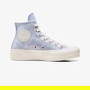 Converse Chuck Taylor All Star Lift Kadın Lila Süet Platform Sneaker