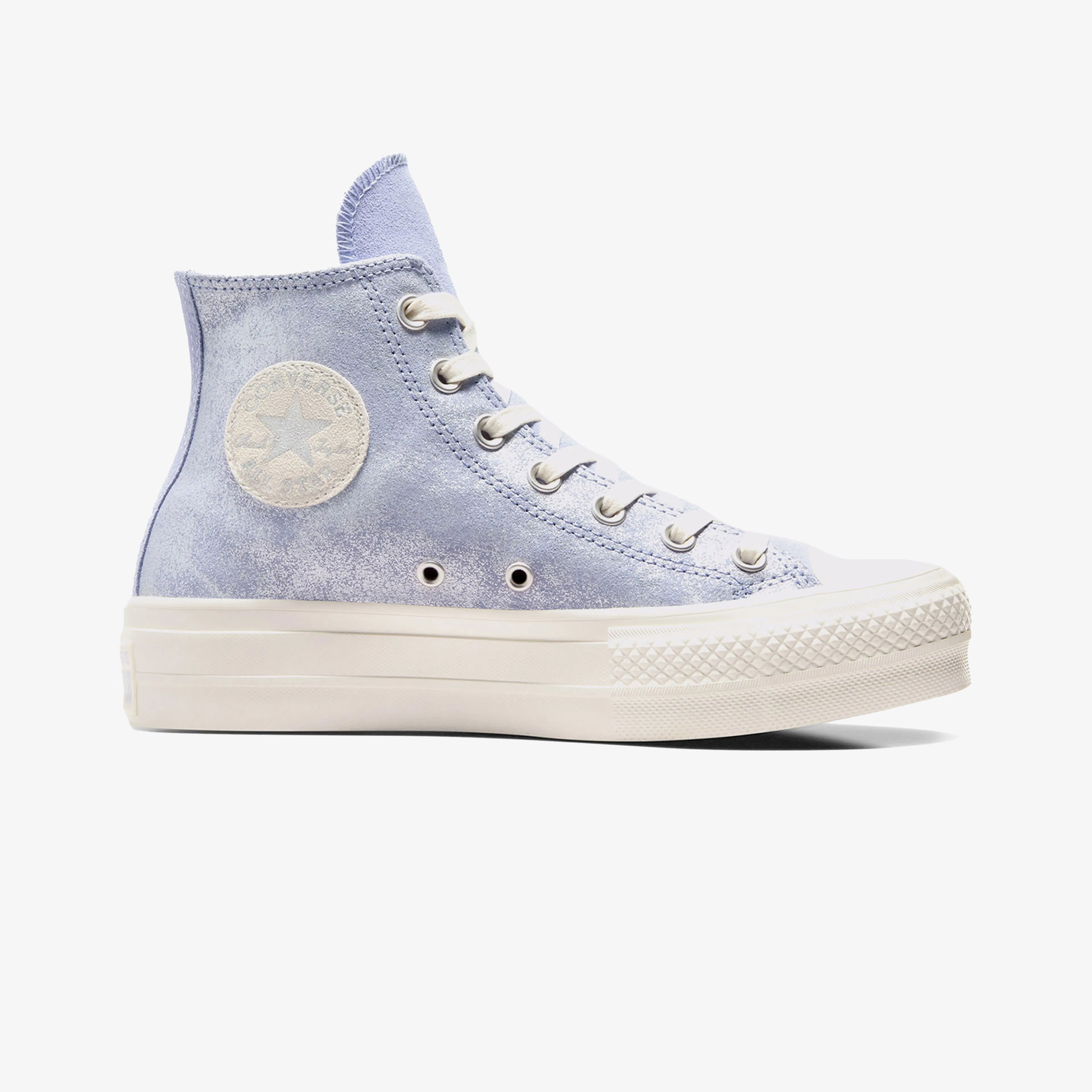 Converse Chuck Taylor All Star Lift Kadın Lila Süet Platform Sneaker