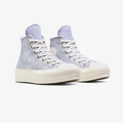 Converse Chuck Taylor All Star Lift Kadın Lila Süet Platform Sneaker