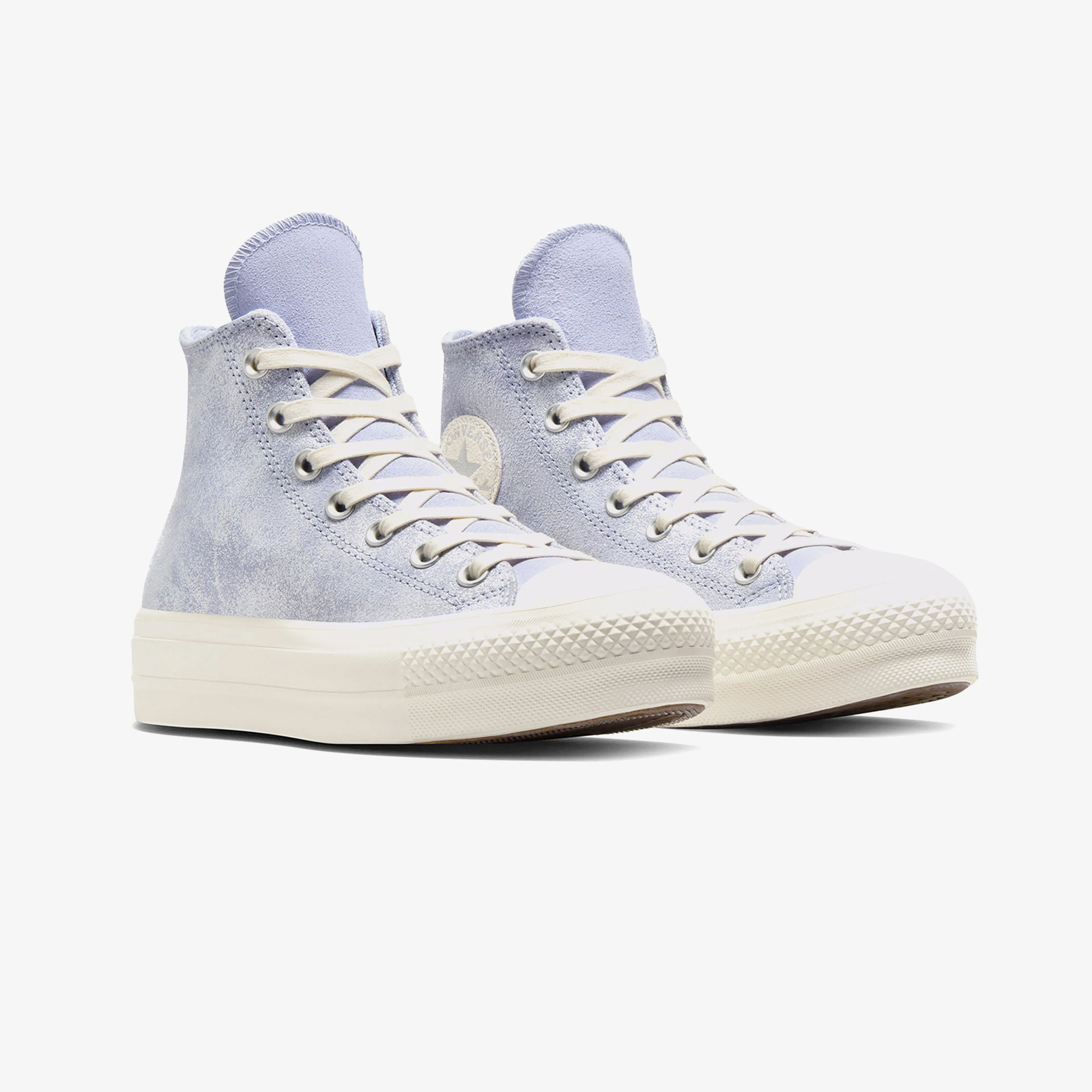 Converse Chuck Taylor All Star Lift Kadın Lila Süet Platform Sneaker
