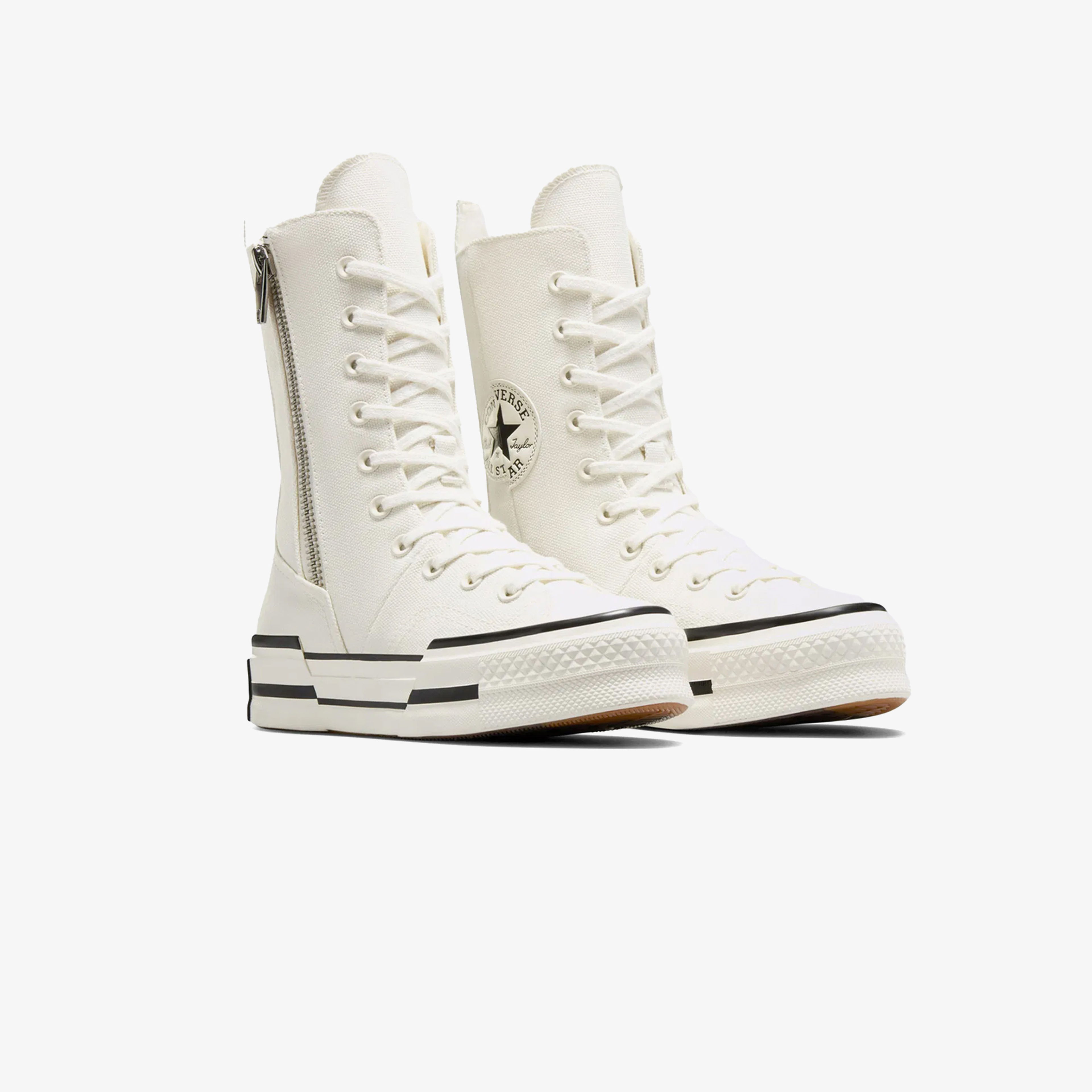 Converse Chuck 70 Plus Unisex Krem Platform Sneaker