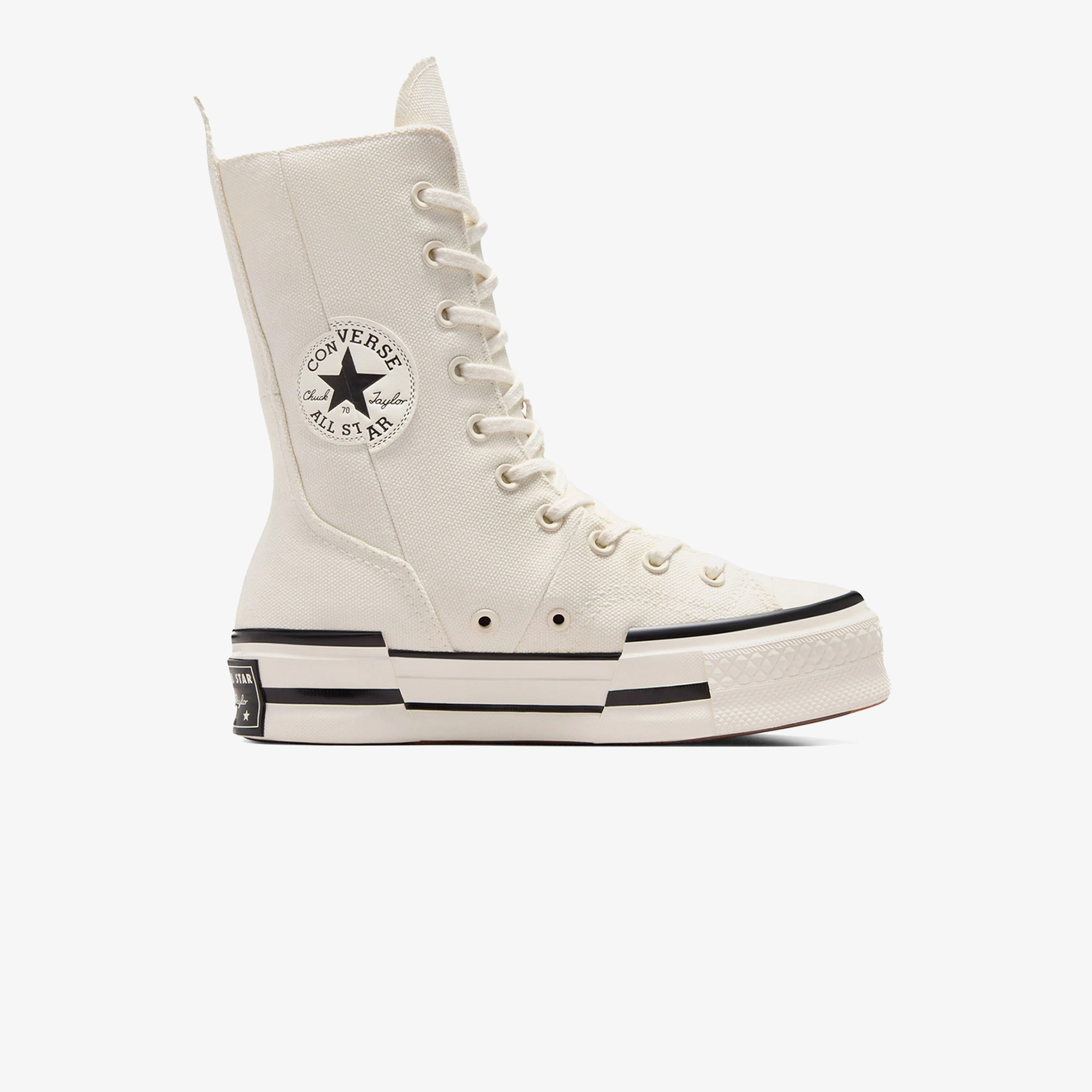 Converse Chuck 70 Plus Unisex Krem Platform Sneaker