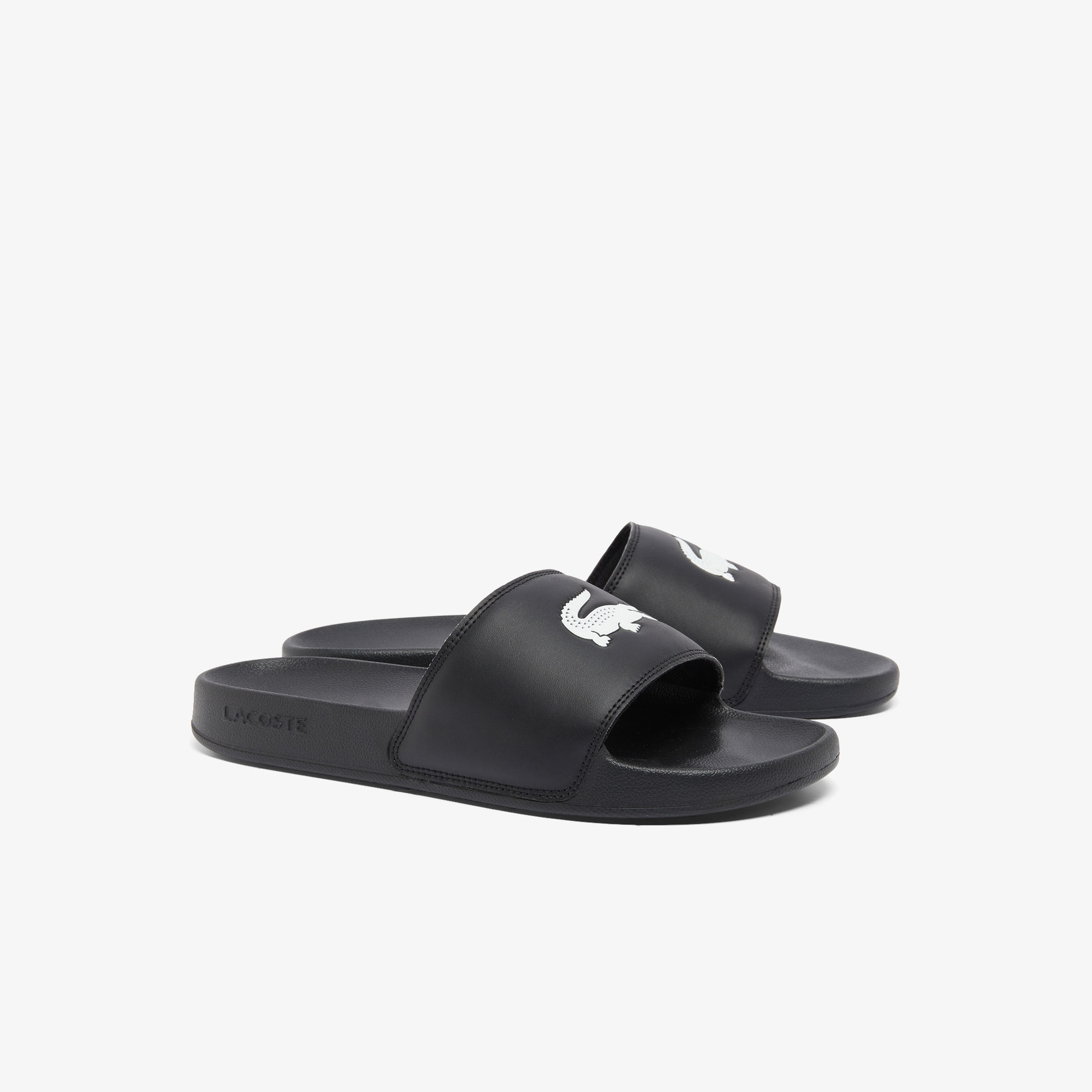 Lacoste Serve Slide Erkek Siyah Terlik