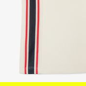 Lacoste Kadın Slim Fit Renk Bloklu Bej Polo