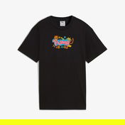 Puma Graphic Leopard Çocuk Siyah T-Shirt