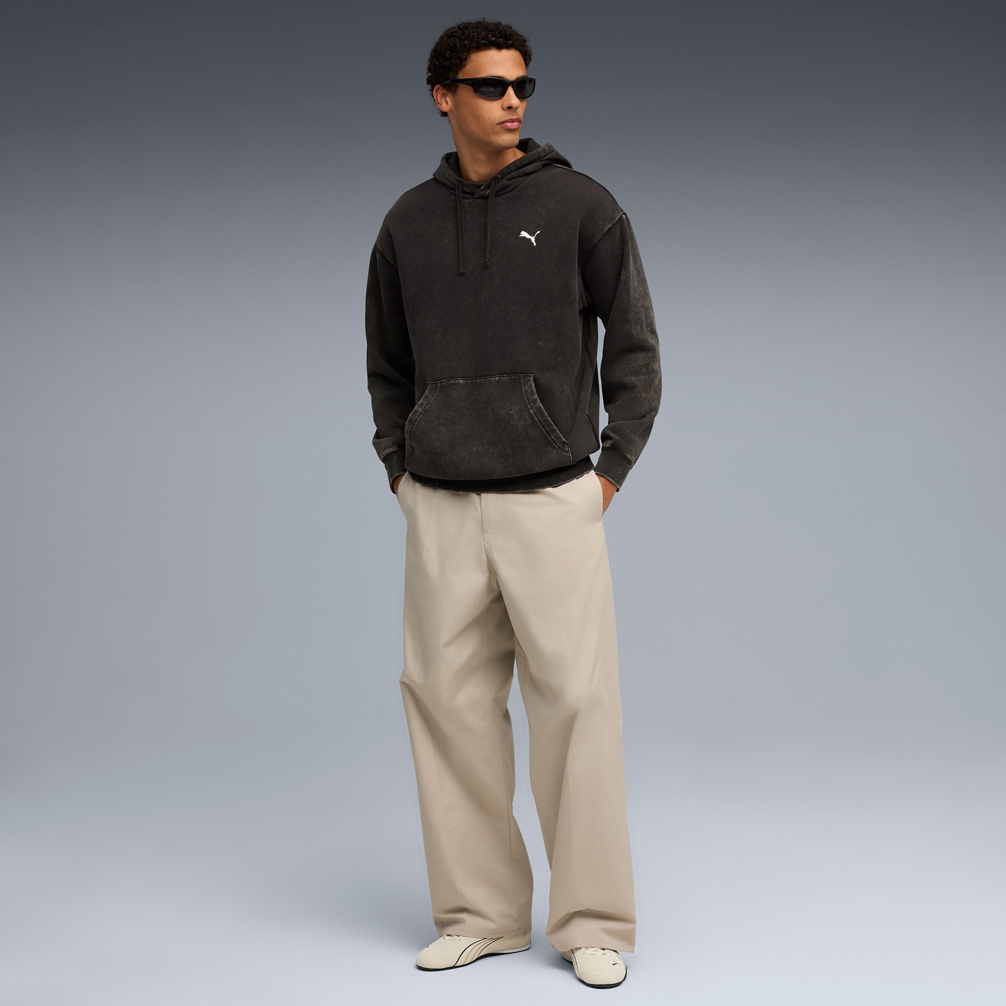 Puma Essentials Elevated Erkek Siyah Sweatshirt