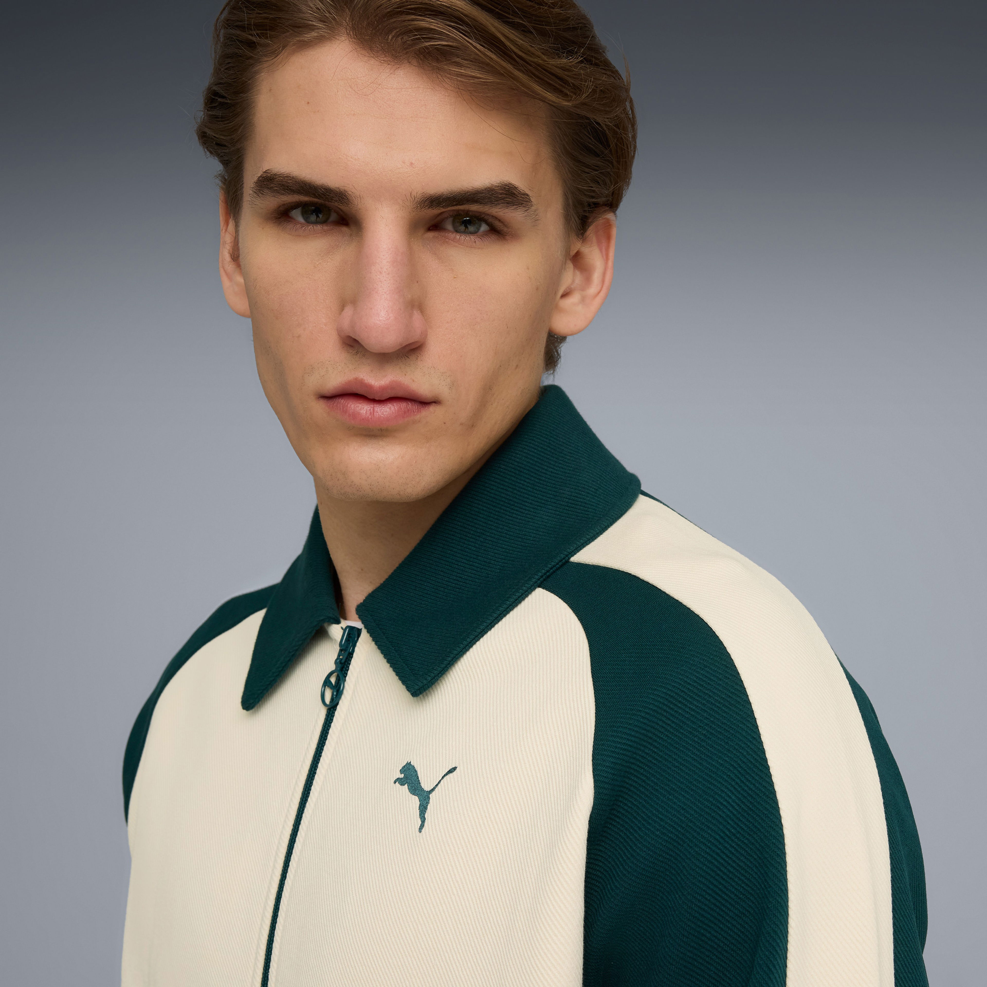 Puma T7 Relaxed Wing Collar Unisex Krem Ceket