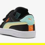 Puma Smash 3.0 Playdate Çocuk Siyah Spor Ayakkabı