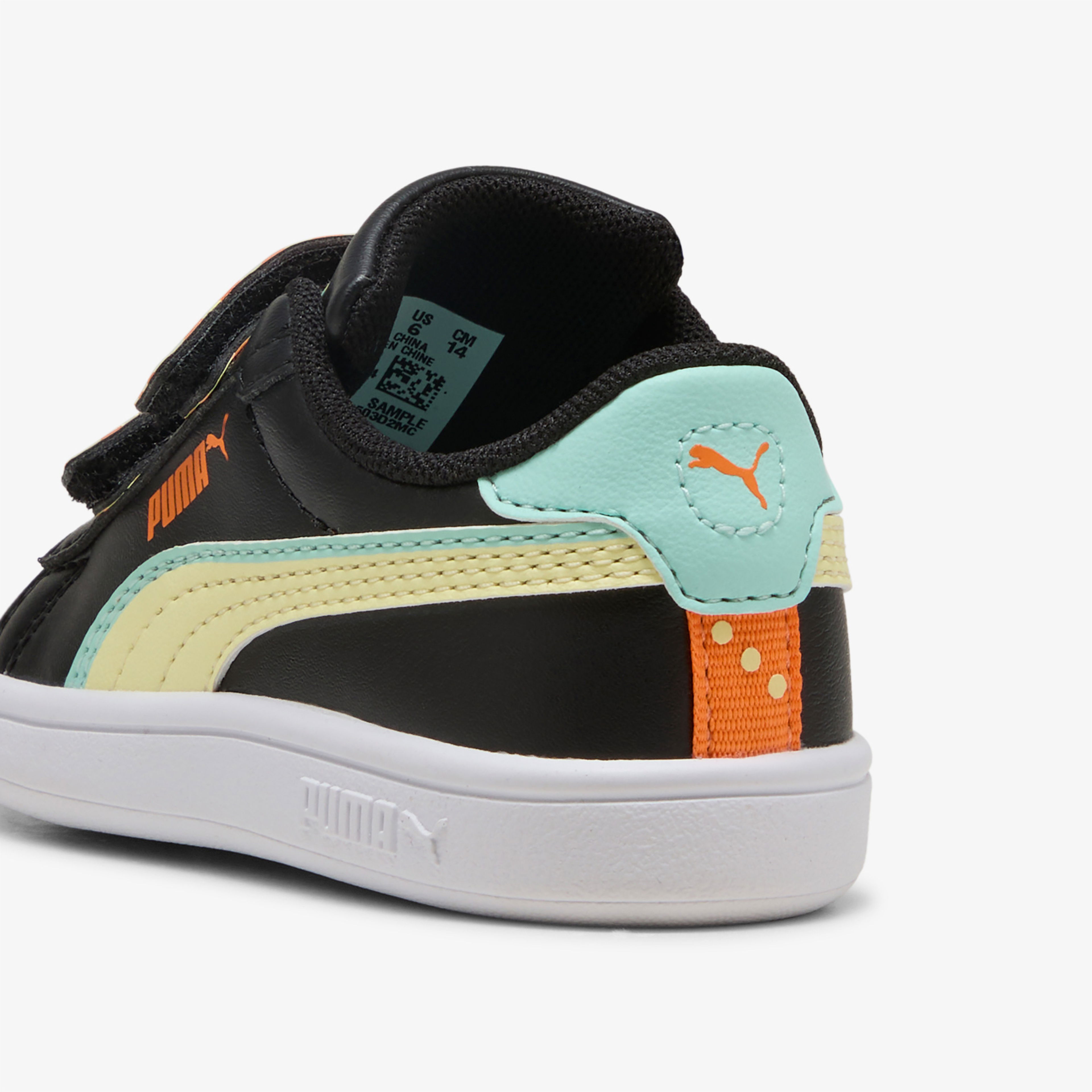 Puma Smash 3.0 Playdate Çocuk Siyah Spor Ayakkabı