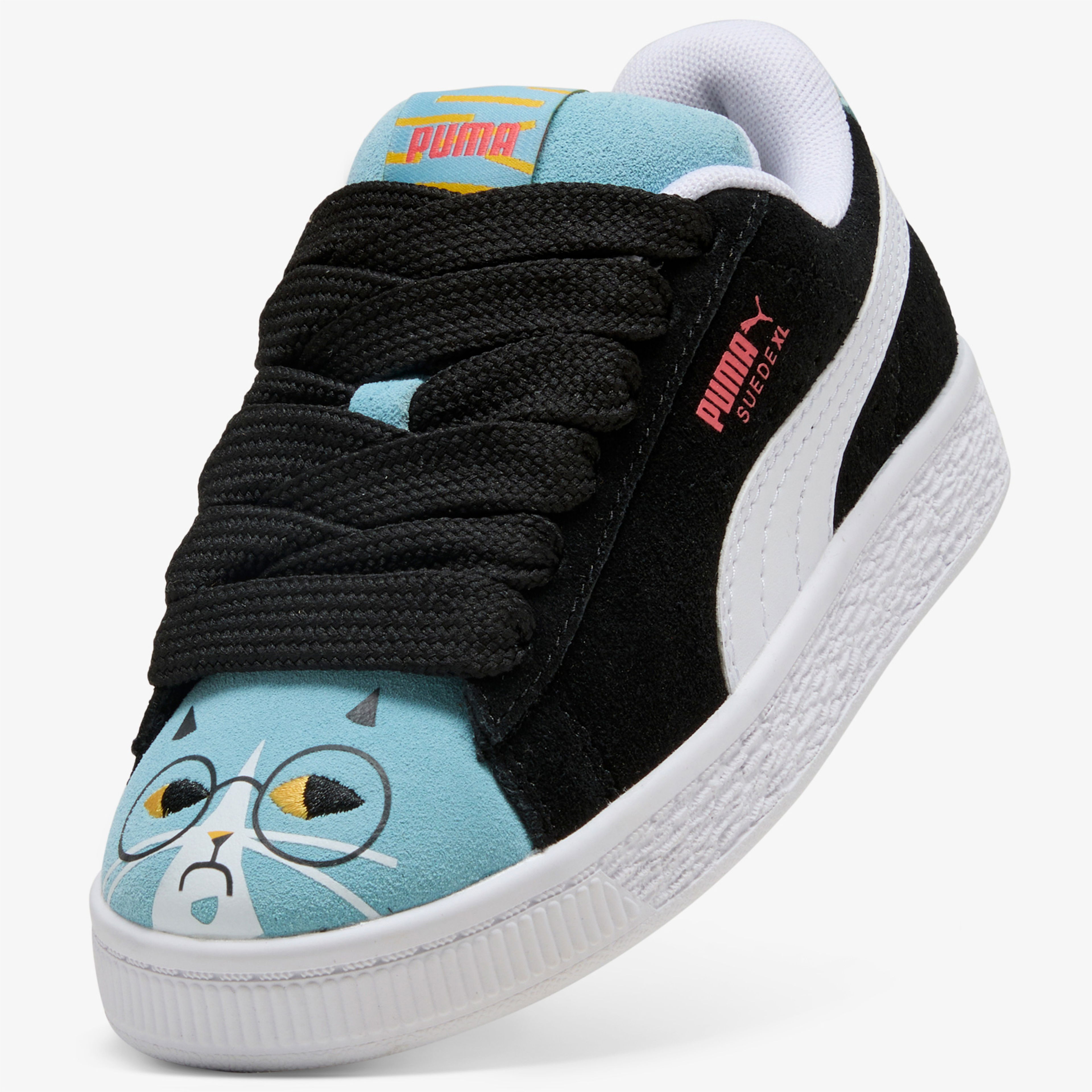 Puma Suede XL Moody Cat Çocuk Siyah Spor Ayakkabı