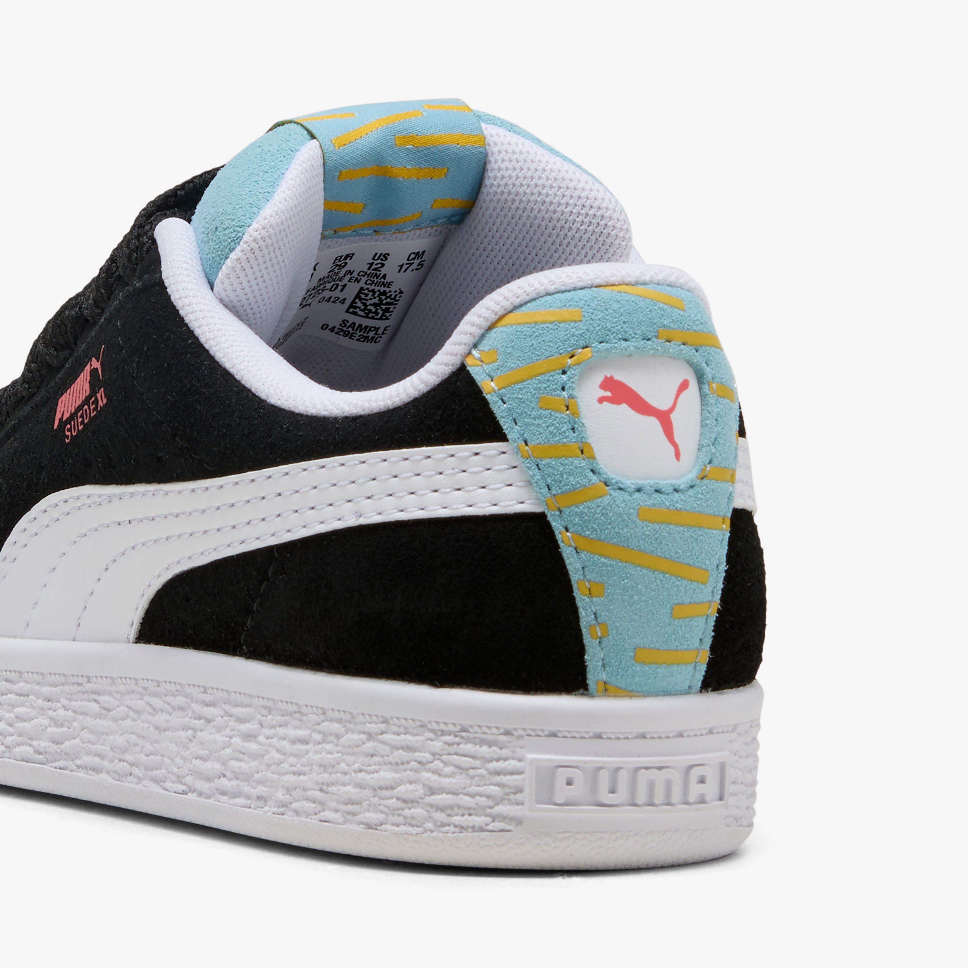 Puma Suede XL Moody Cat Çocuk Siyah Spor Ayakkabı