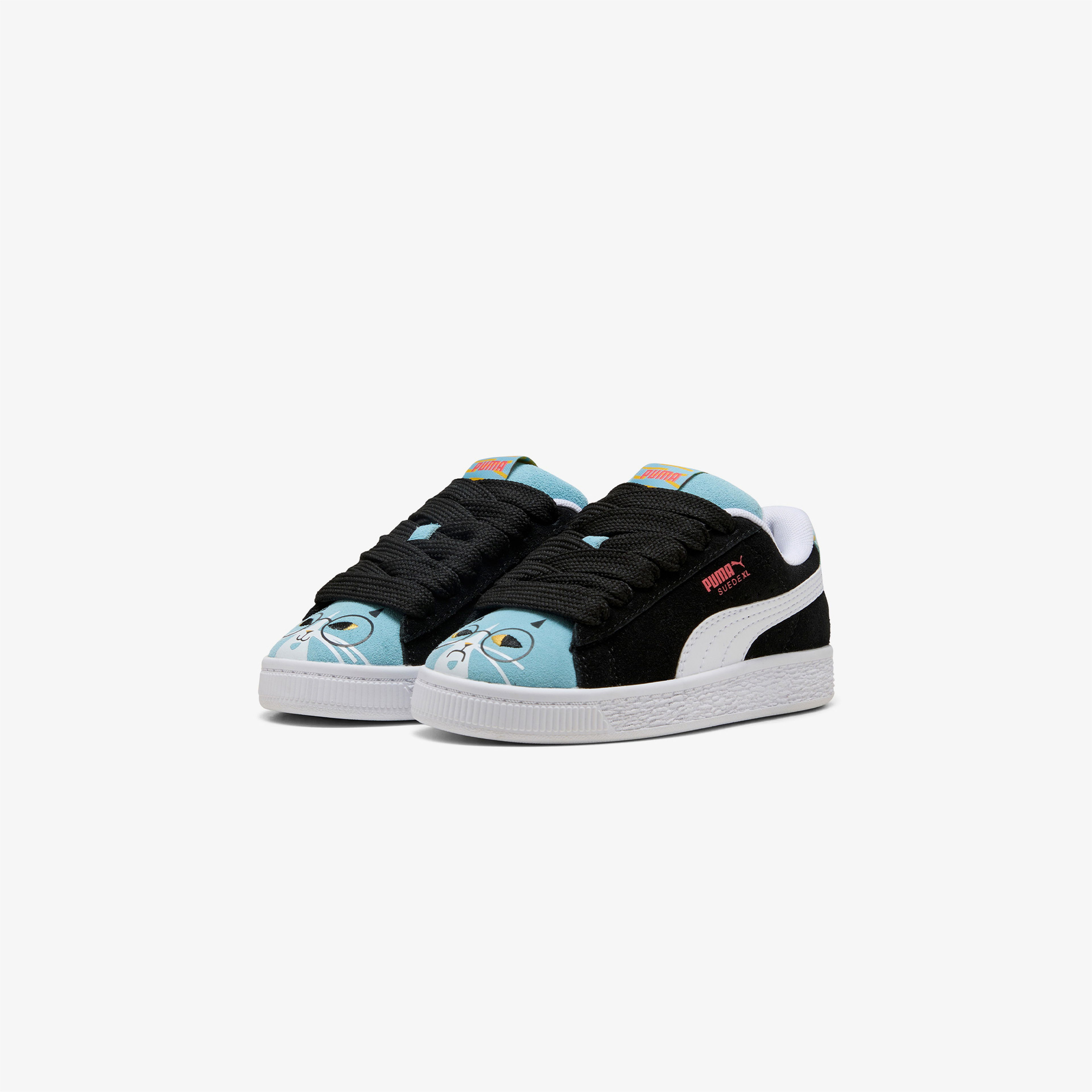 Puma Suede XL Moody Cat Çocuk Siyah Spor Ayakkabı