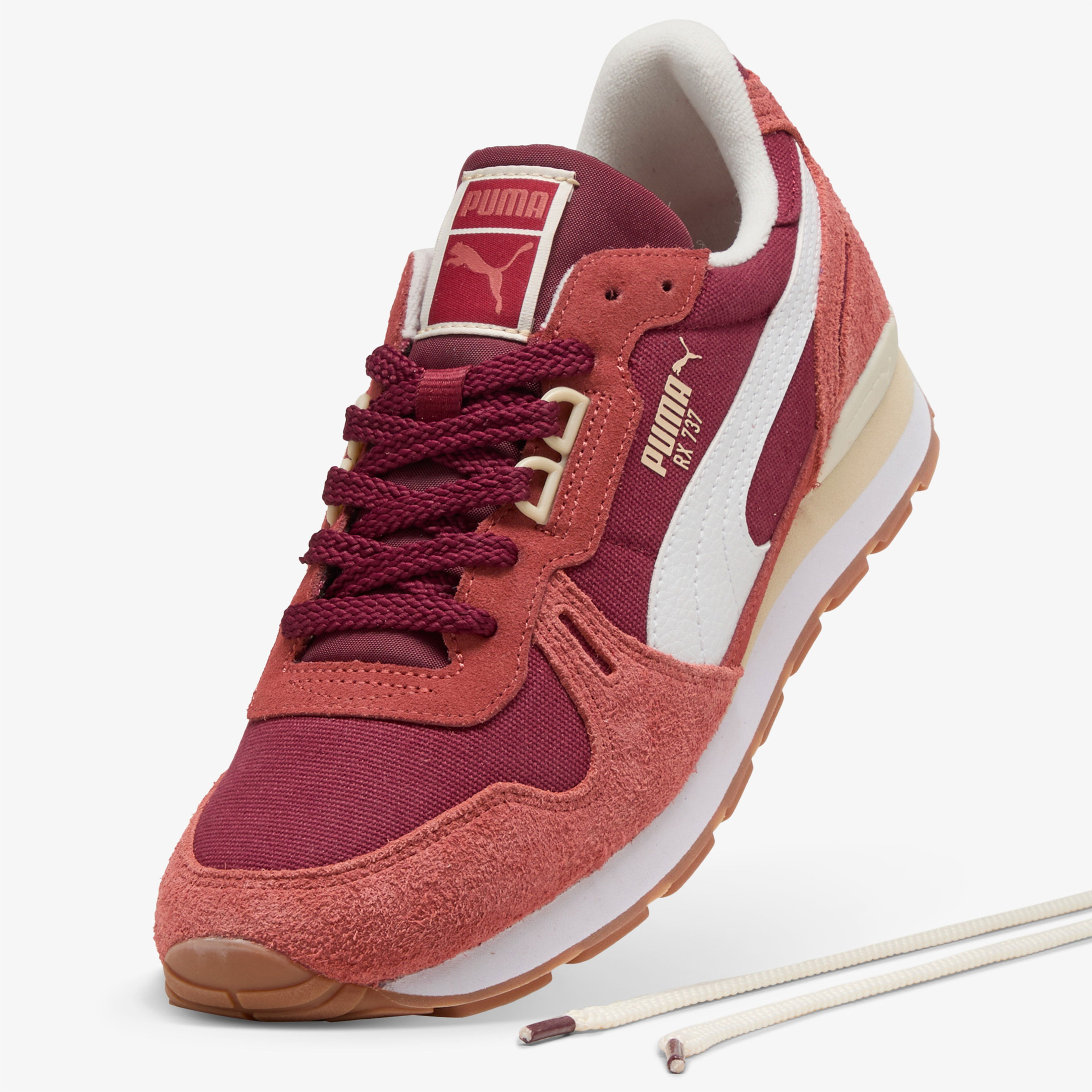Puma RX 737 Vintage Update Unisex Kırmızı Spor Ayakkabı