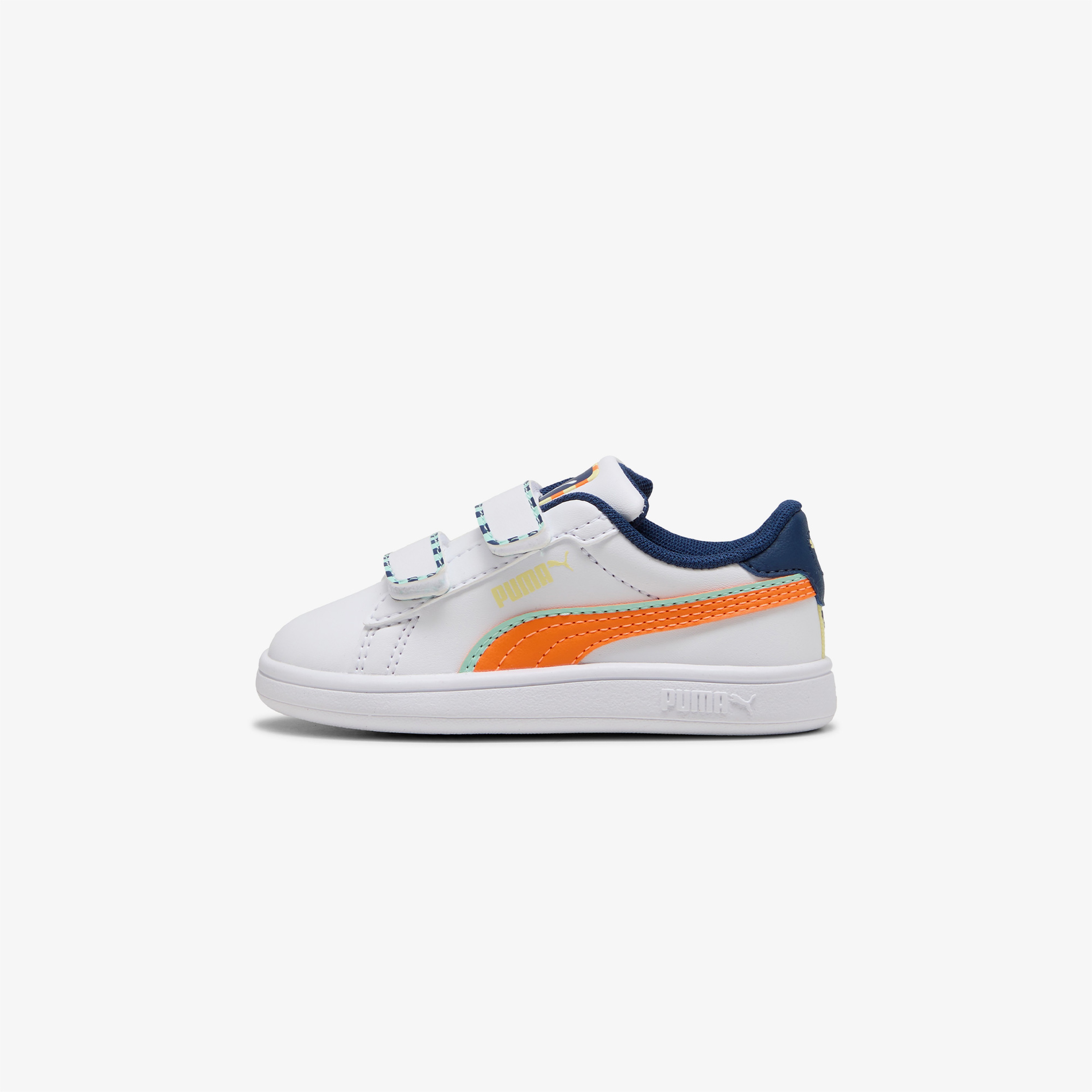 Puma Smash 3.0 Playdate Çocuk Beyaz Spor Ayakkabı