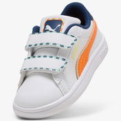 Puma Smash 3.0 Playdate Çocuk Beyaz Spor Ayakkabı