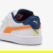 Puma Smash 3.0 Playdate Çocuk Beyaz Spor Ayakkabı