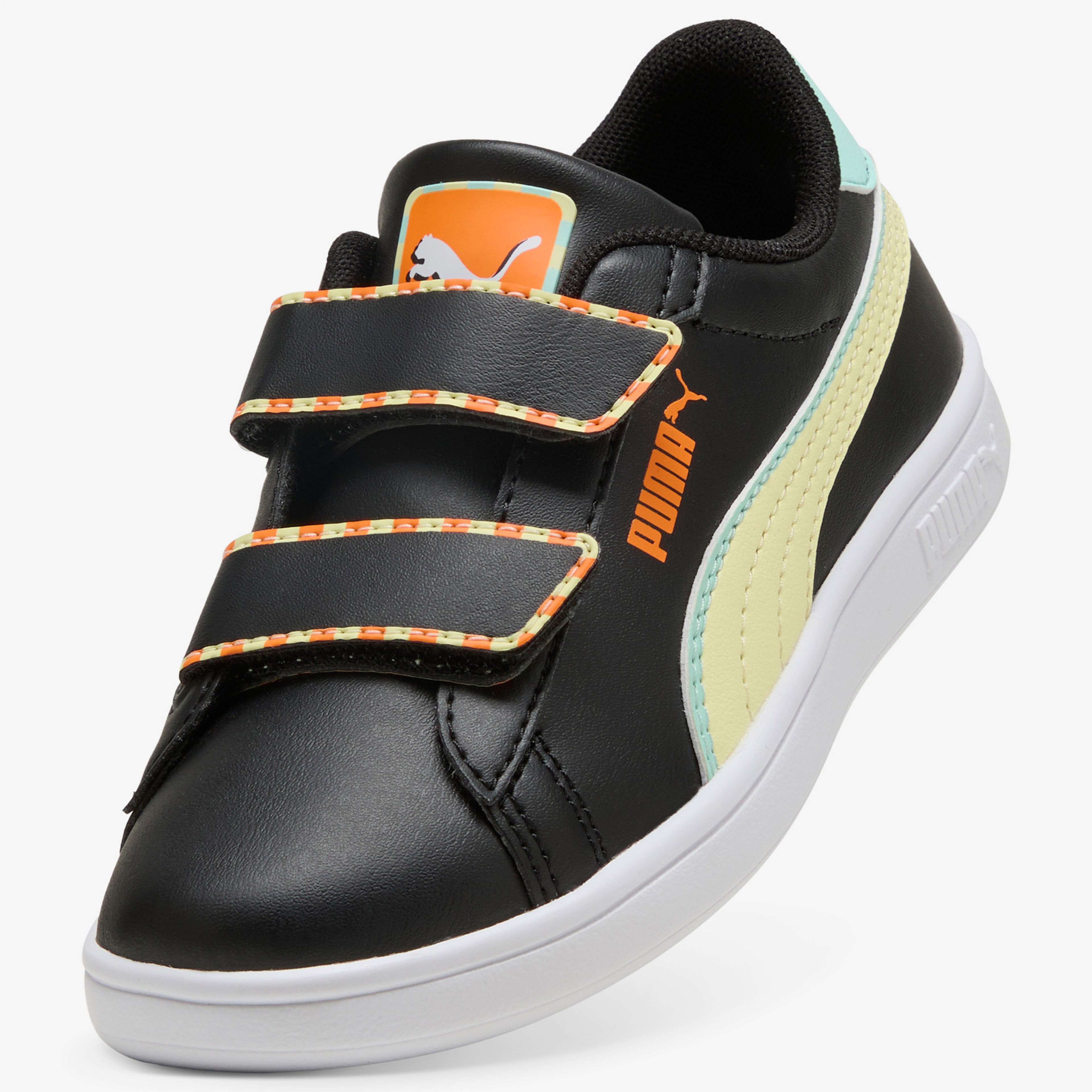 Puma Smash 3.0 Playdate Çocuk Siyah Spor Ayakkabı