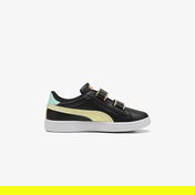 Puma Smash 3.0 Playdate Çocuk Siyah Spor Ayakkabı