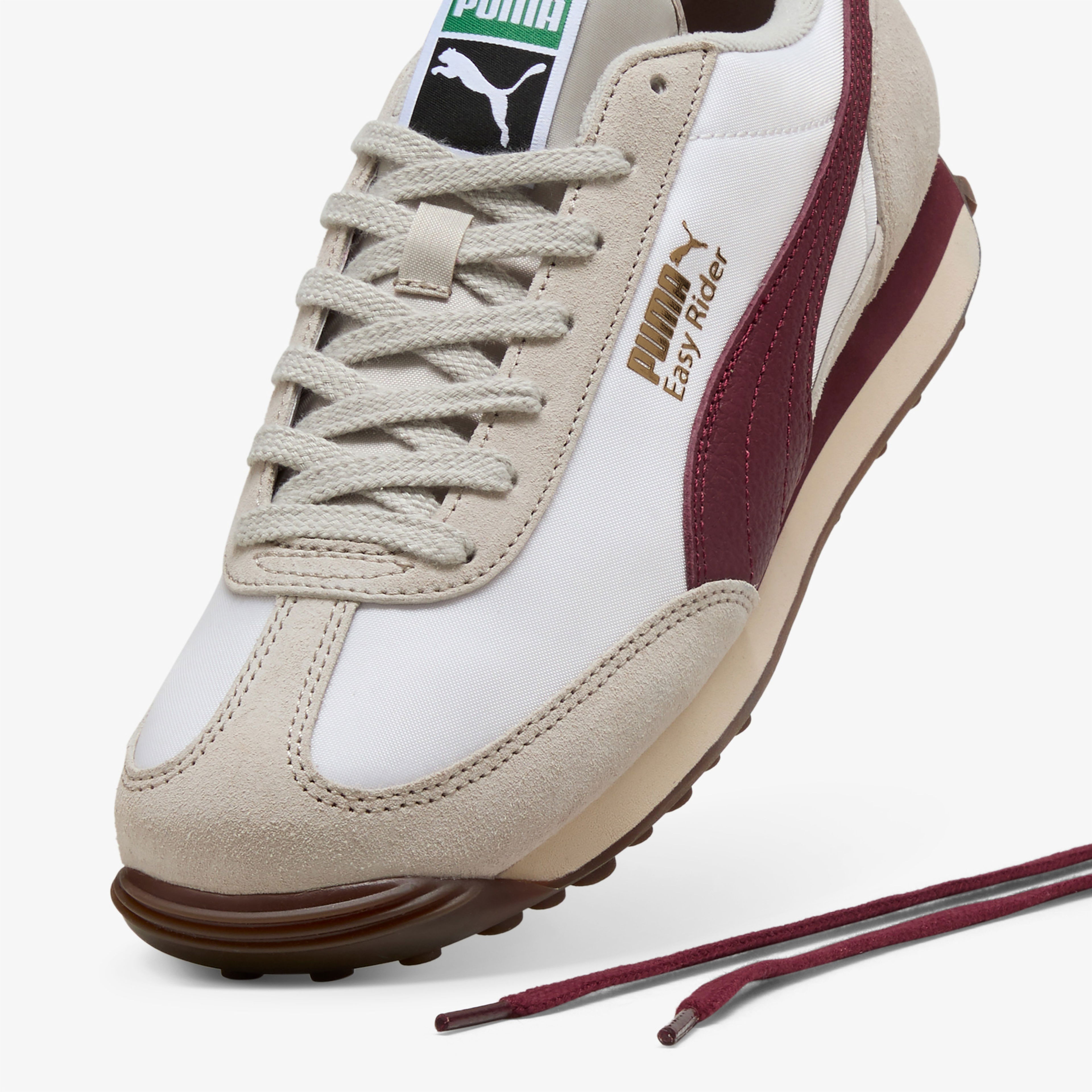 Puma Easy Rider Vintage Kadın Krem Spor Ayakkabı