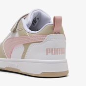 Puma Rebound V6 Low Çocuk Beyaz Spor Ayakkabı