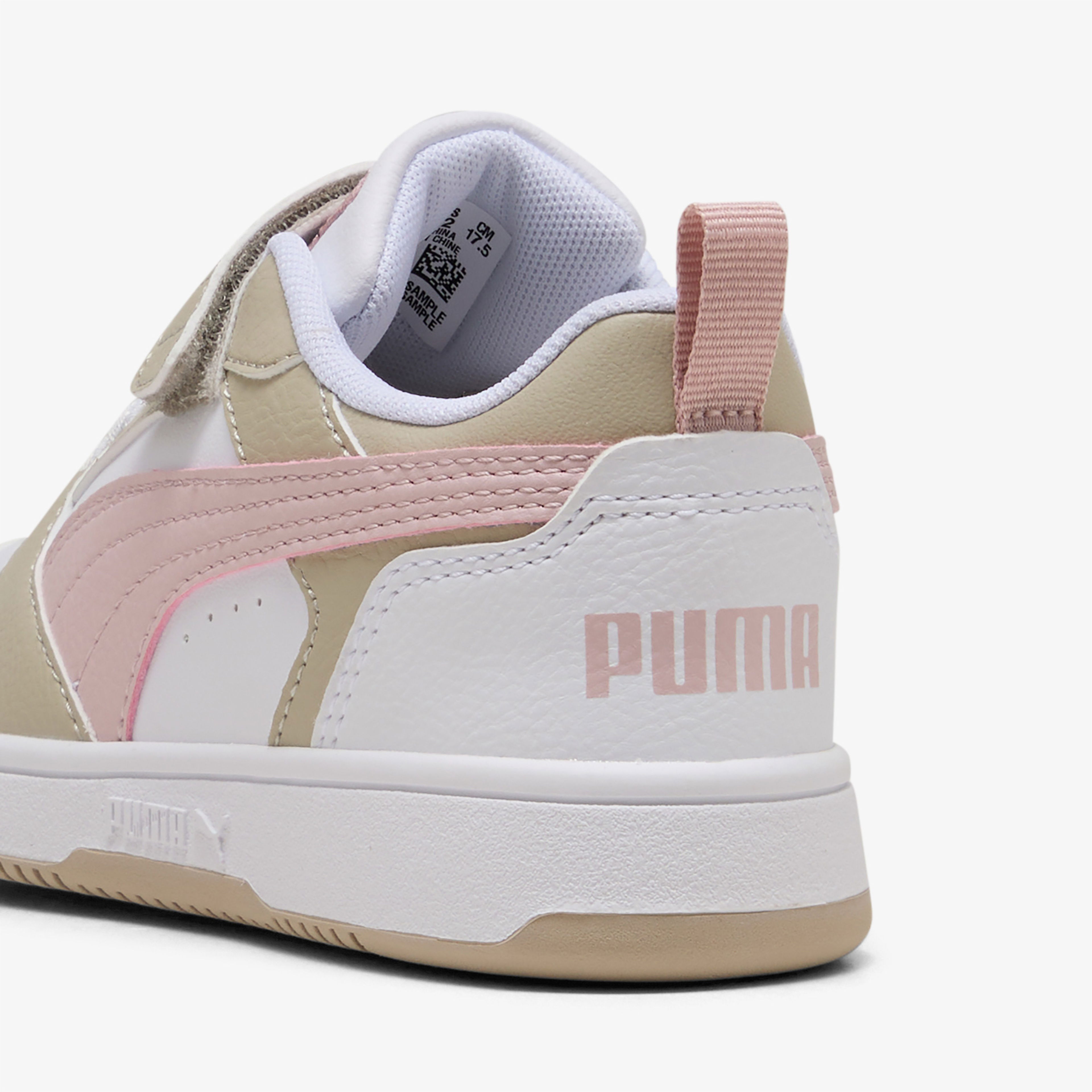 Puma Rebound V6 Low Çocuk Beyaz Spor Ayakkabı