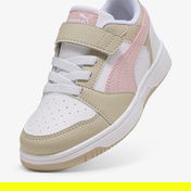 Puma Rebound V6 Low Çocuk Beyaz Spor Ayakkabı
