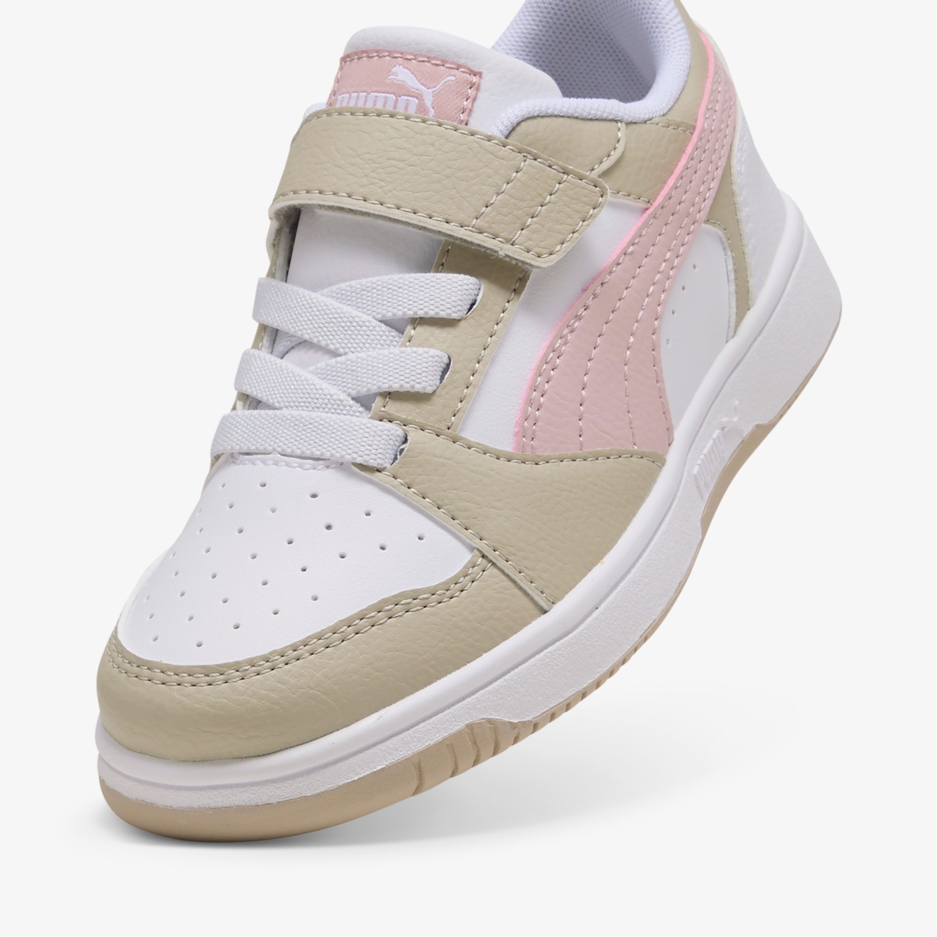 Puma Rebound V6 Low Çocuk Beyaz Spor Ayakkabı