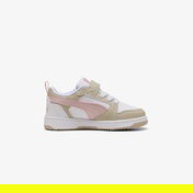 Puma Rebound V6 Low Çocuk Beyaz Spor Ayakkabı