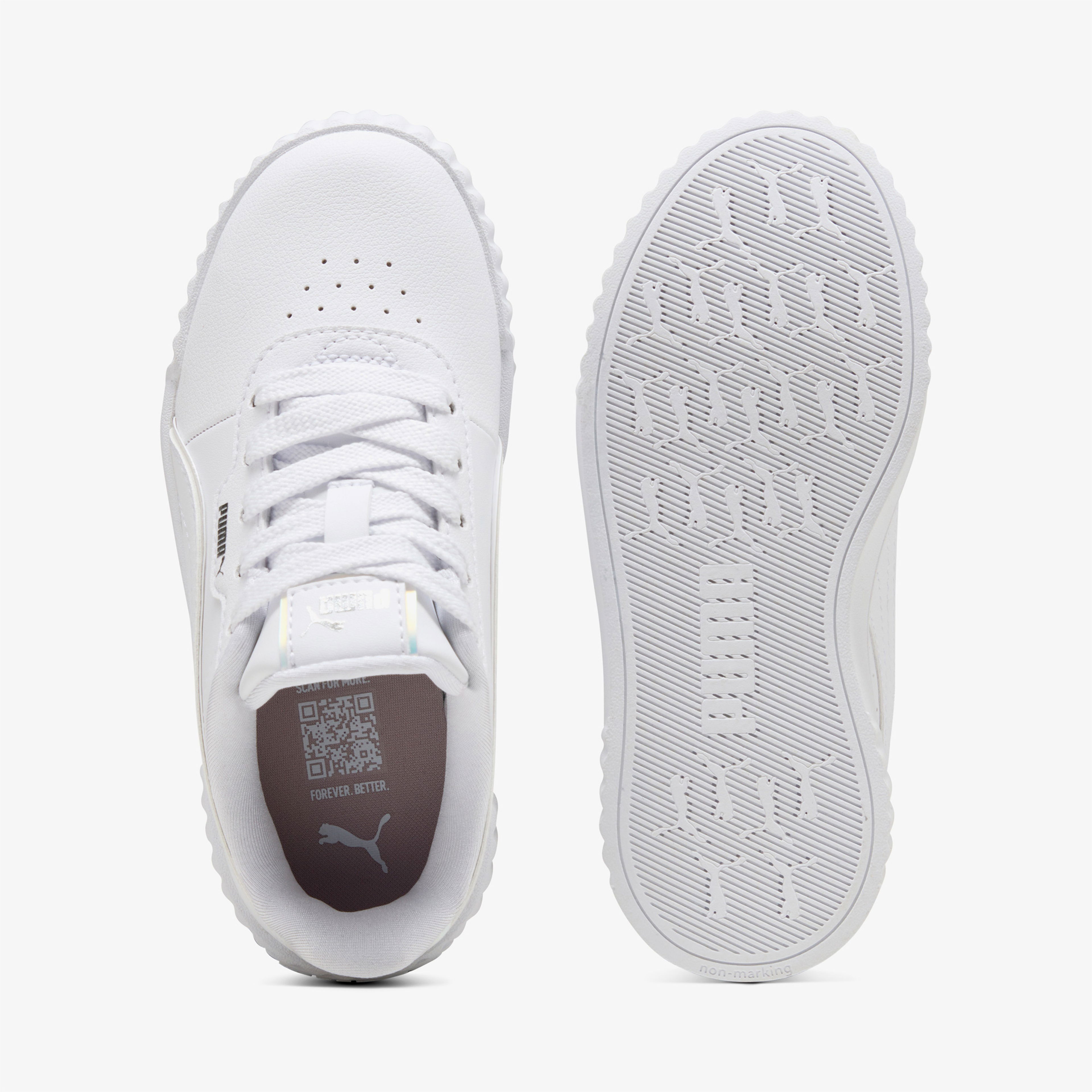 Puma Carina 3.0 Holo 2.0 Çocuk Beyaz Spor Ayakkabı