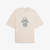 Puma Graphic Erkek Krem T-Shirt