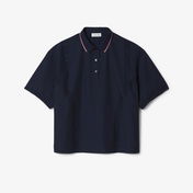Lacoste Kadın Oversize Fit Kısa Kollu Lacivert Polo