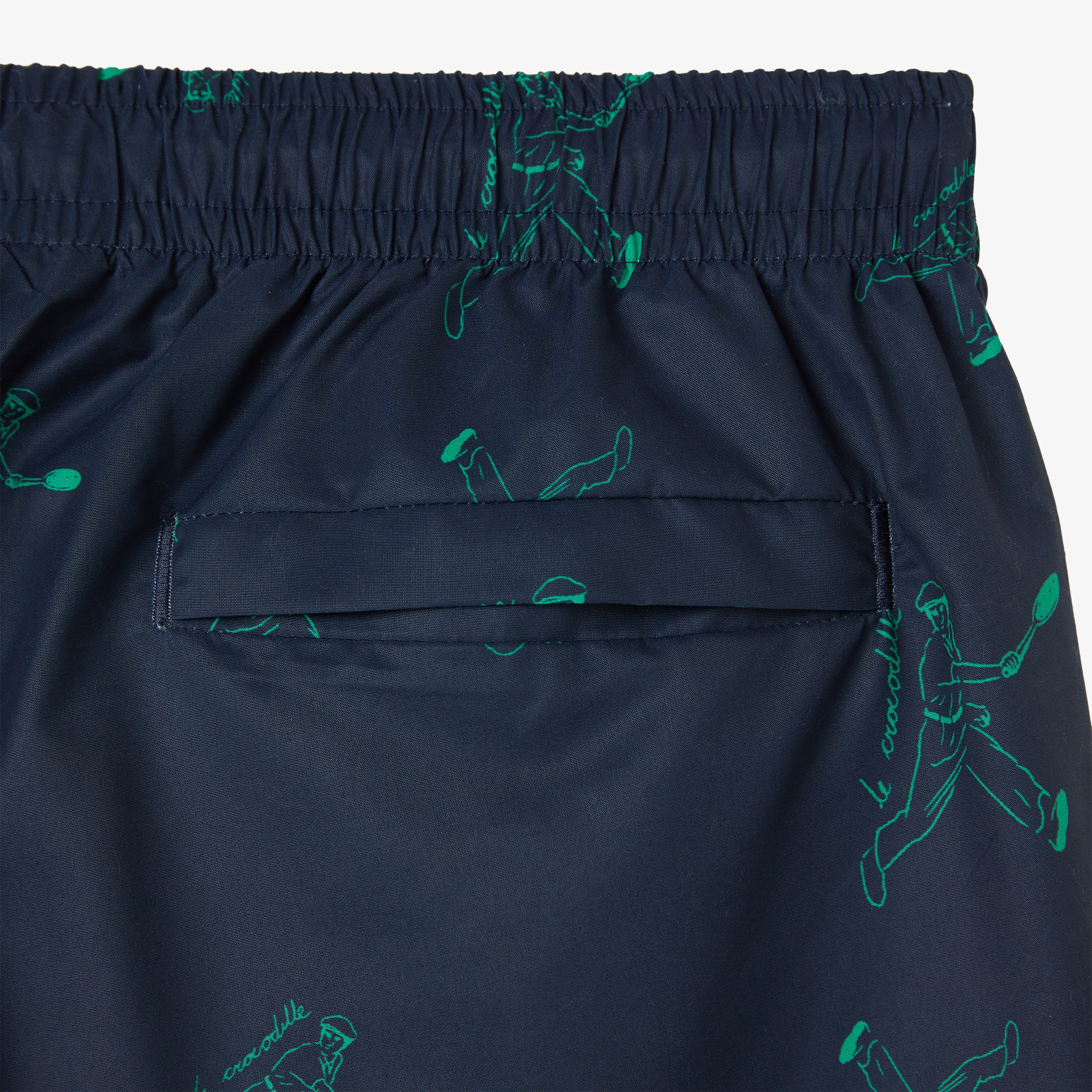 Lacoste Erkek Regular Fit Desenli Lacivert Mayo